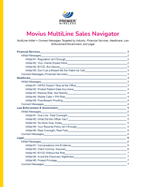MultiLine Sales Navigator