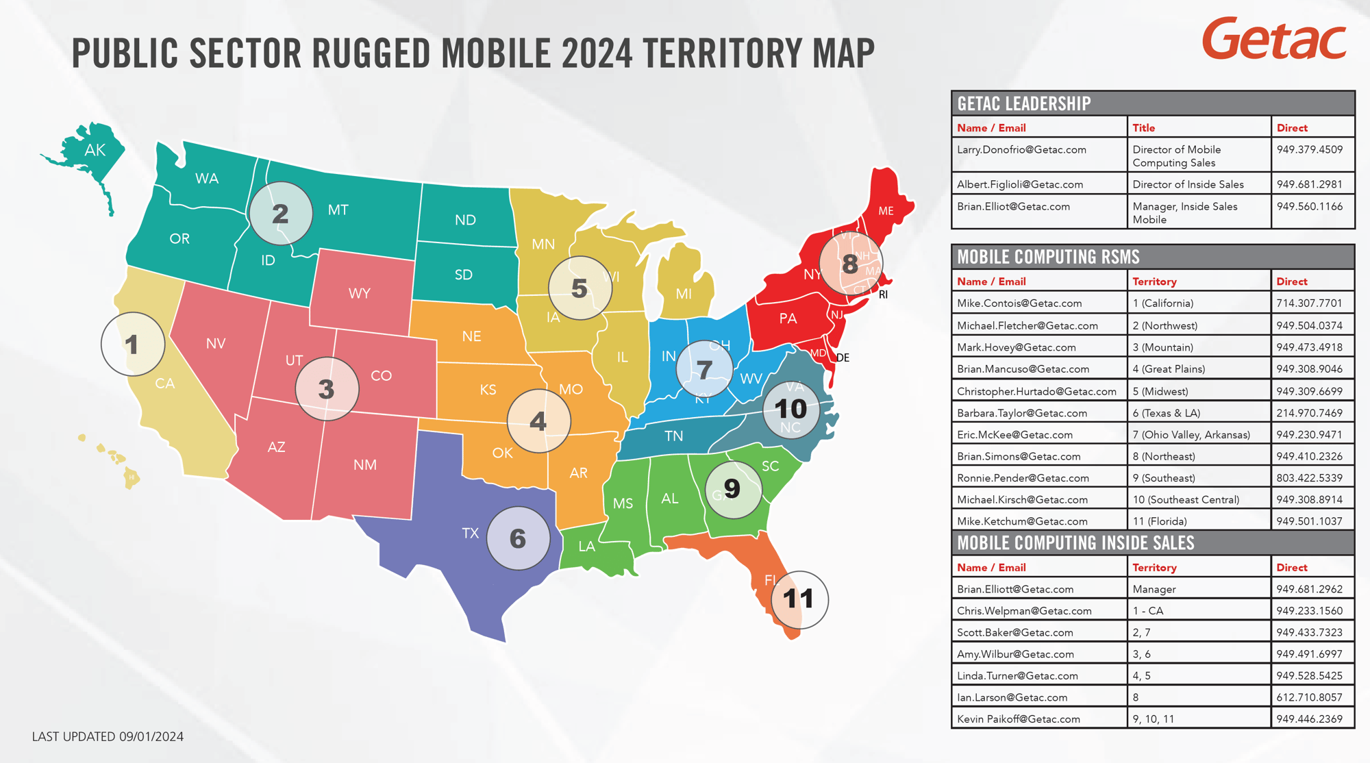 getac sales territory map
