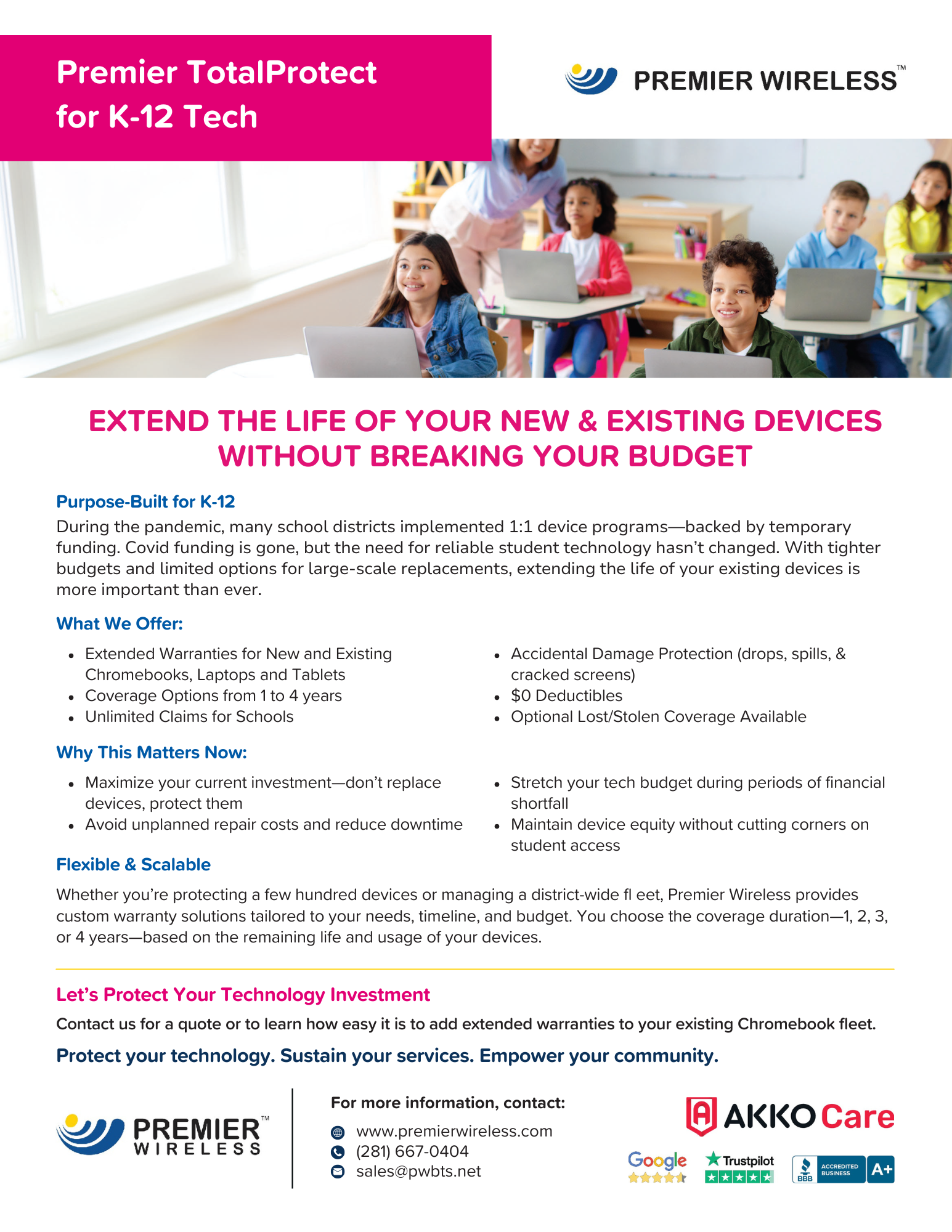 Premier TotalProtect for K12 Tech