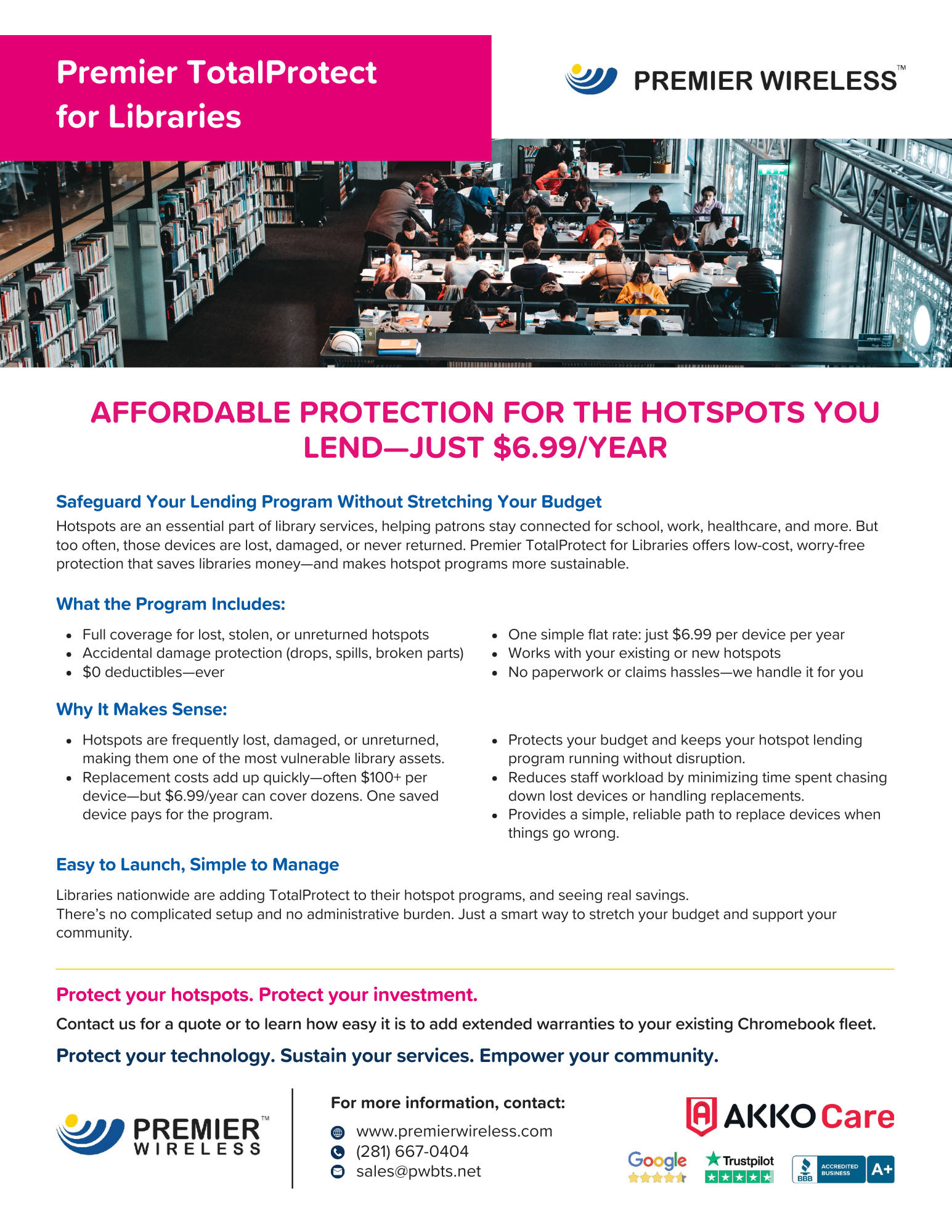 Premier TotalProtect for Libraries