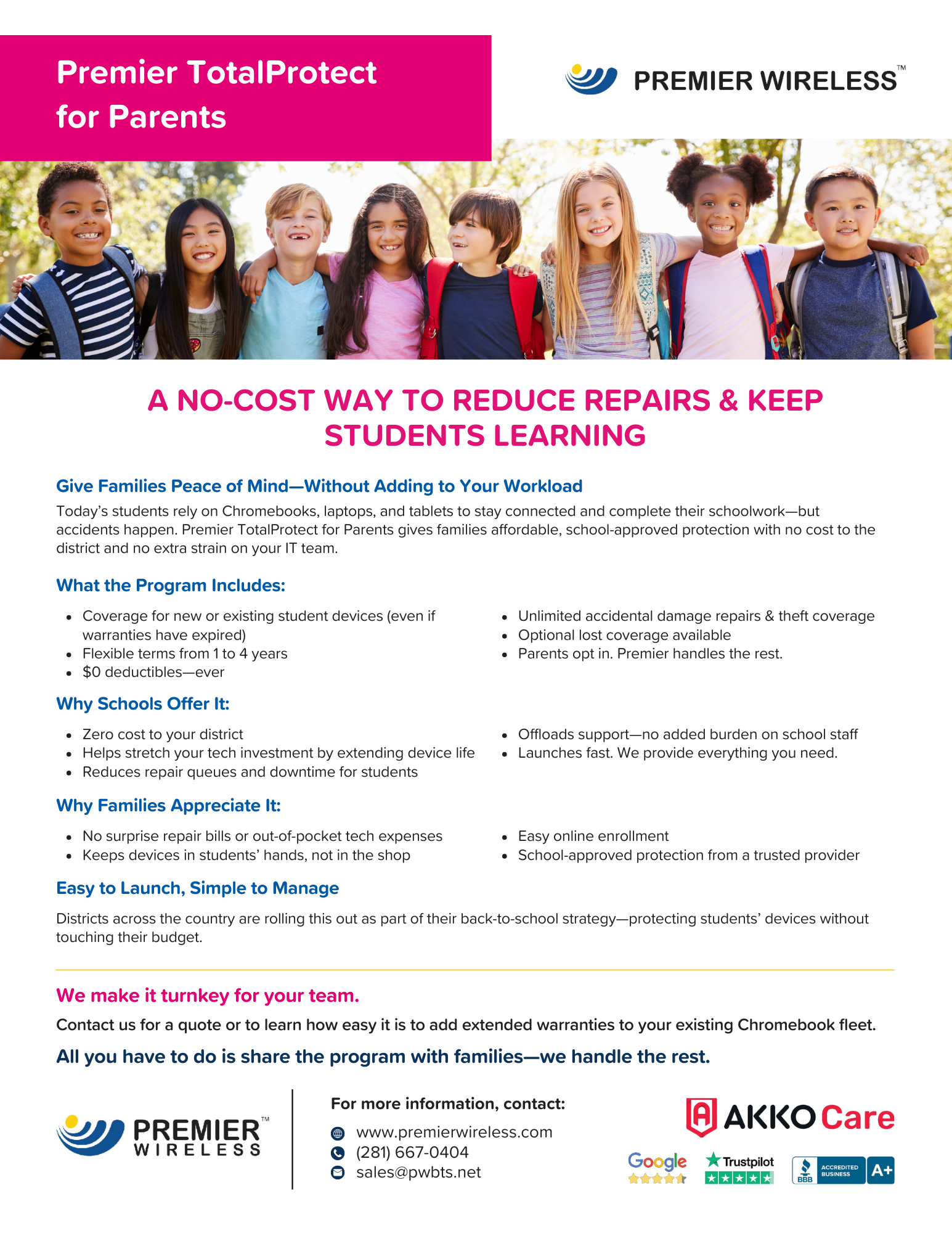 Premier TotalProtect for Parents