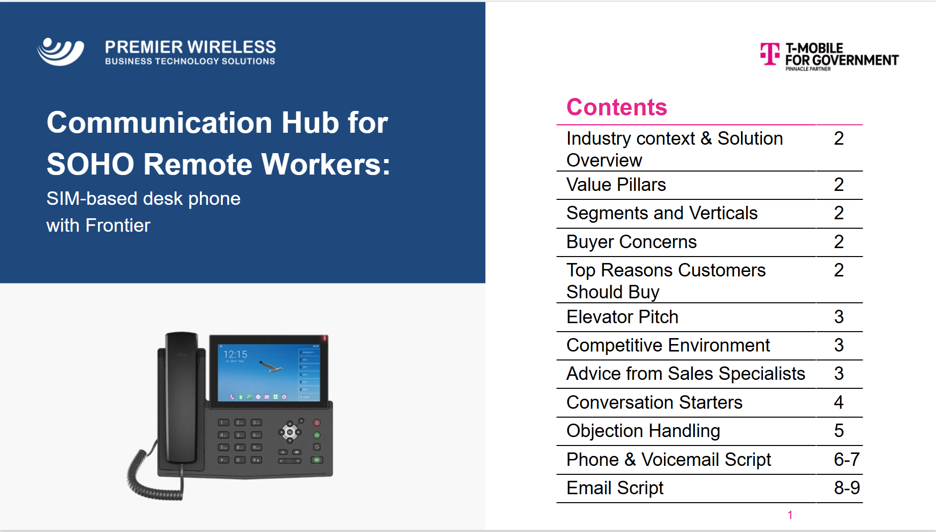 SOHO remote workers battlecards